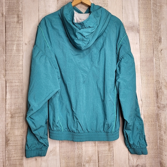 Reebok Teal Pullover Jacket Windbreaker. Size Small - Picture 4 of 12